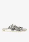 Roger Vivier Women Slidy Viv Strass Buckle In White