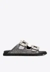 Roger Vivier Women Slidy Viv Strass Bordo Mule In Silver