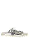 Roger Vivier Women Slidy Viv Strass Buckle In White