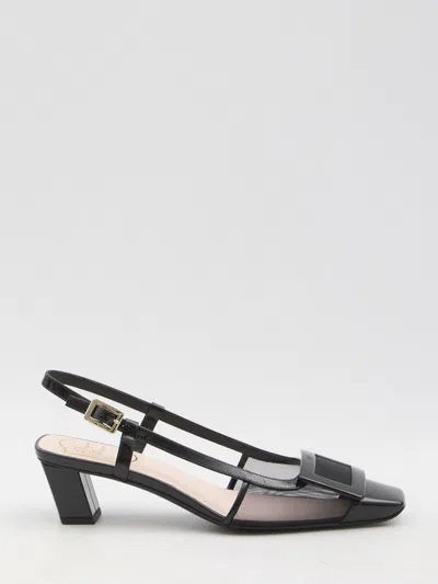 ROGER VIVIER ROGER VIVIER SLINGBACK MESH PUMPS