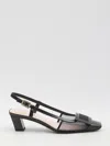 Roger Vivier Dcollet Slingback Mesh In Black