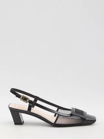 ROGER VIVIER SLINGBACK MESH PUMPS