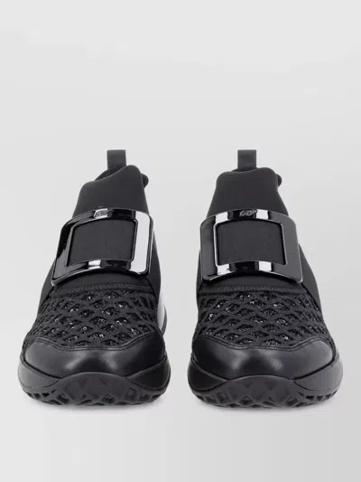 Roger Vivier Slip-on Sneakers In Black