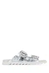 Roger Vivier Women Slidy Viv Strass Buckle In White