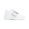 Roger Vivier High-top Sneakers With Extra Laces In White