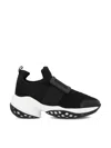 Roger Vivier Viv Run Mesh And Leather Sneakers