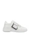 Roger Vivier Women Viv Skate High Leather Sneakers In Multi
