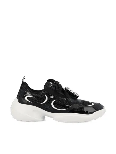 Roger Vivier Sneakers Viv On The Run In Black
