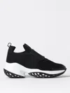 Roger Vivier Viv Run Mesh And Leather Sneakers In Black