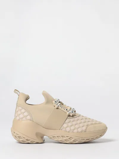 ROGER VIVIER SNEAKERS ROGER VIVIER WOMAN COLOR NUDE,437178226