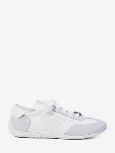 Roger Vivier Sneakers Viv Low In Suede In Multi