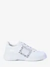 Roger Vivier Sneakers Viv Skate In Pelle In White