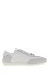 Roger Vivier Viv Low Rv Lace-up Sneakers In White