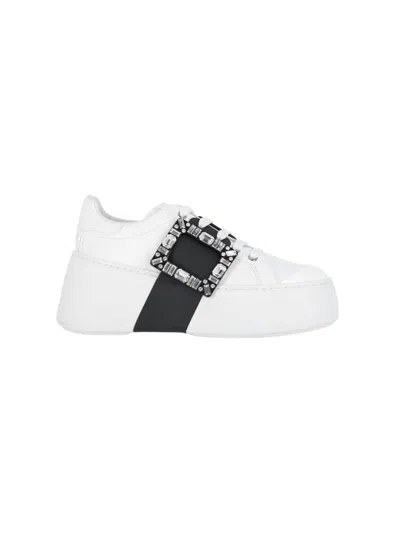 Roger Vivier Sneakers In White