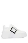 Roger Vivier High-top Sneakers With Extra Laces In White