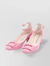 Roger Vivier Square Toe Ankle Strap Pumps