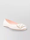 Roger Vivier Women's Trompette Leather Ballet Flats