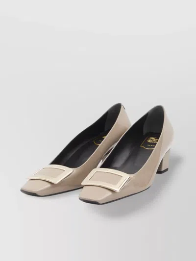 Roger Vivier Square Toe Skyscraper Heel Pumps