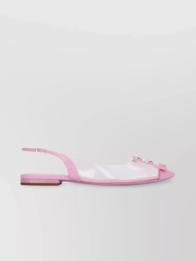 ROGER VIVIER STRAP TOE PANEL DETAIL SANDALS