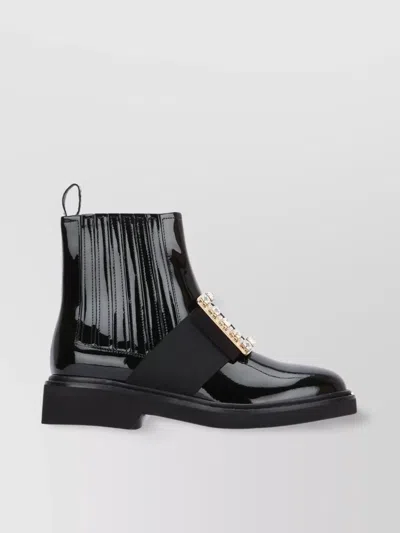 Roger Vivier Stras B Chels Bootie 25
