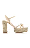 Roger Vivier Strass Sandals In Brown