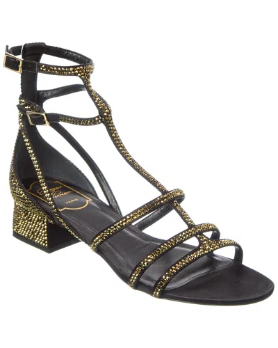 ROGER VIVIER ROGER VIVIER STRASS SATIN SANDAL