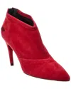 Roger Vivier Suede Boot In Red