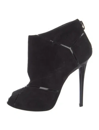 Pre-owned Roger Vivier Suede Boots In Black