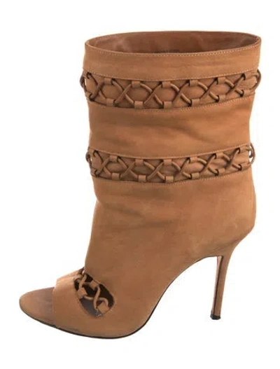 Pre-owned Roger Vivier Suede D'orsay Pumps In Brown