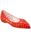 Roger Vivier Suede Flat In Multi