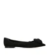 Roger Vivier Ballerina Shoes Featuring Heart Silhouette In Black