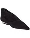 Roger Vivier Suede Loafer In Black