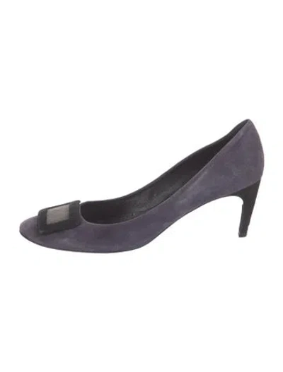Pre-owned Roger Vivier Suede Pumps In Multi