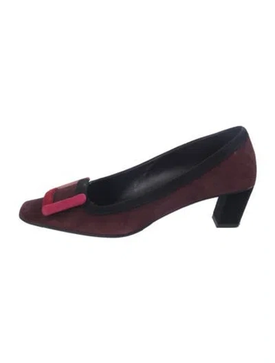 Pre-owned Roger Vivier Suede Pumps In Multi