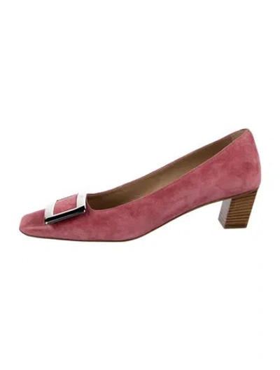 Pre-owned Roger Vivier Suede Pumps In Multi
