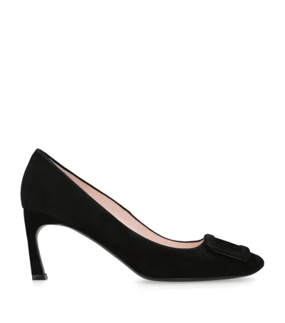 ROGER VIVIER SUEDE TROMPETTE PUMPS 70