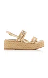 Roger Vivier Summer Strass Sandals In Brown