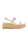 Roger Vivier Summer Strass Sandals In Neutral