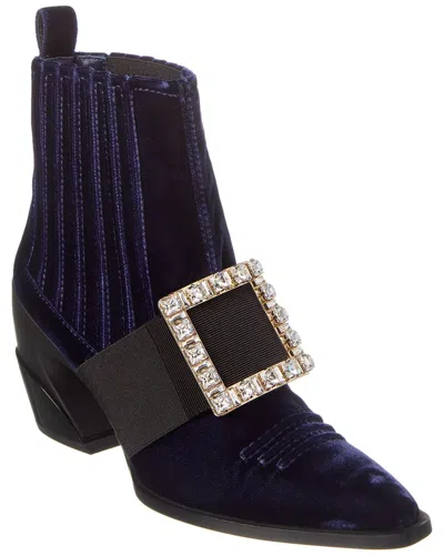Roger Vivier Ankle Boots In Blue