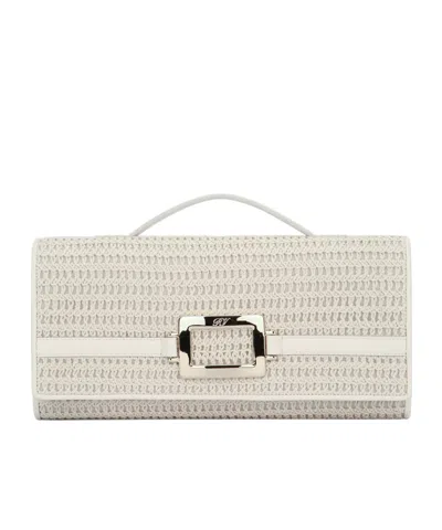 Roger Vivier Top Handle Handbag In Black