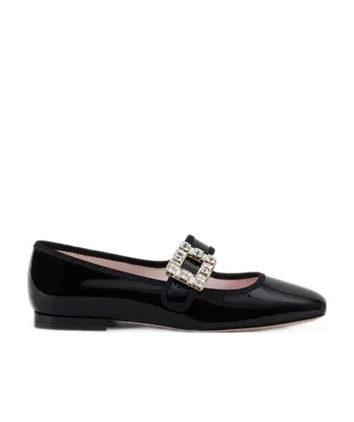 ROGER VIVIER TR È S VIVIER STRASS BUCKLE BALLET SHOES