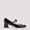 Roger Vivier Black Calfskin Tres Strass Babies 45 Pumps In Nero