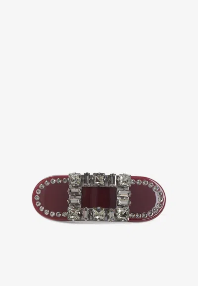 Roger Vivier Tres Strass Hair Clip