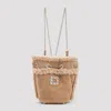 Roger Vivier Tres Vivier Backpack With Buckle And Chain Strap In Multi