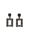 Roger Vivier Très Vivier Earrings In Black