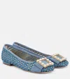 Roger Vivier Tres Vivier Embellished Ballet Flats