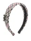 Roger Vivier Tres Vivier Headband In Gray