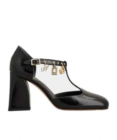 Roger Vivier Tres Vivier Mary Jane Pumps In Black