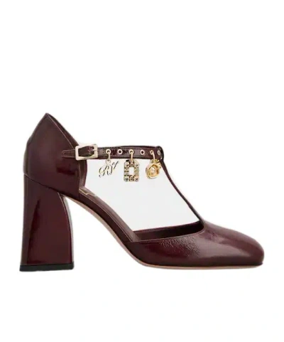 Roger Vivier Tres Vivier Mary Jane Pumps In Brown