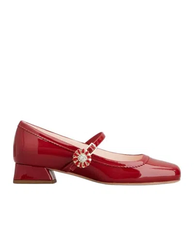 Roger Vivier Très Vivier Mary Janes In Patent Leather In Brown
